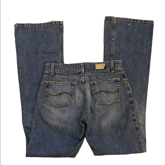 {BKE} Culture Denim X Long Denim Distressed Light Blue Wide Leg Size 28 Women’s - Picture 2 of 10